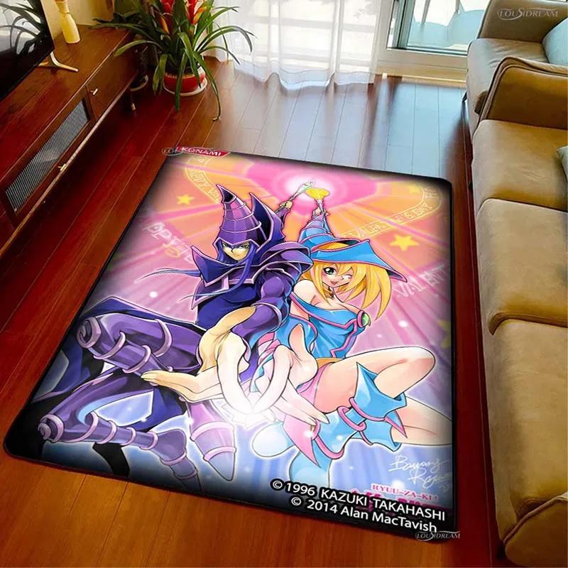 Dark Magician Carpet for Living Room Bedroom Rug Door Kitchen Kid Unslip Floor Mats Birthday gift photography props Alfombra Rug