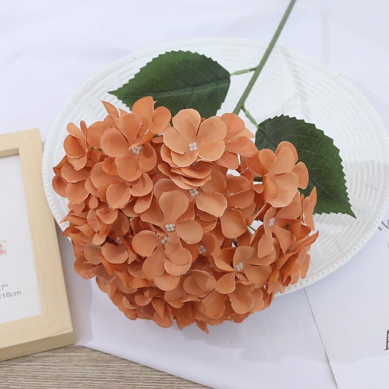 Artificial Flower, Large Hydrangea, High-end Touch, Moisturizing Hydrangea, Hotel, Artificial Wedding Floral Decoration, Artificial Flower