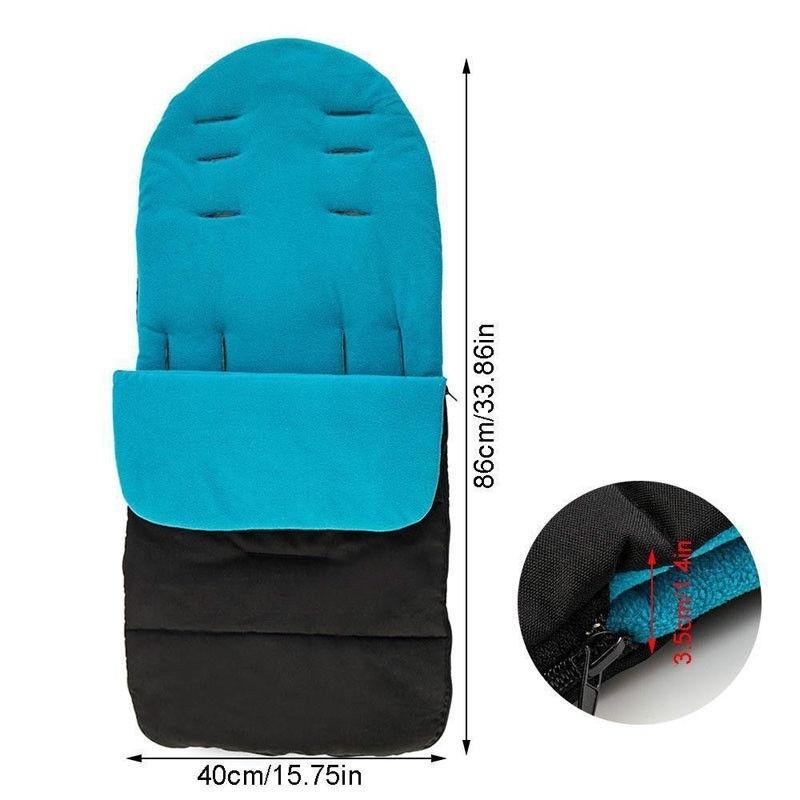 Warm Windproof Foot Cover Baby Stroller Sleeping Bag Muff Buggy Pushchair