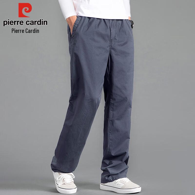 Pierre Cardin Men's Loose Straight-Leg Cotton Cargo Pants