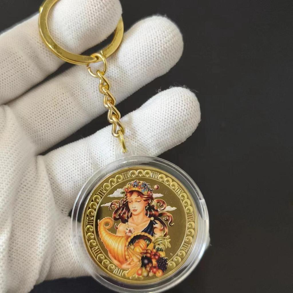 Gold-Plated Scorpio, Gemini, and Libra Zodiac Medallion Set