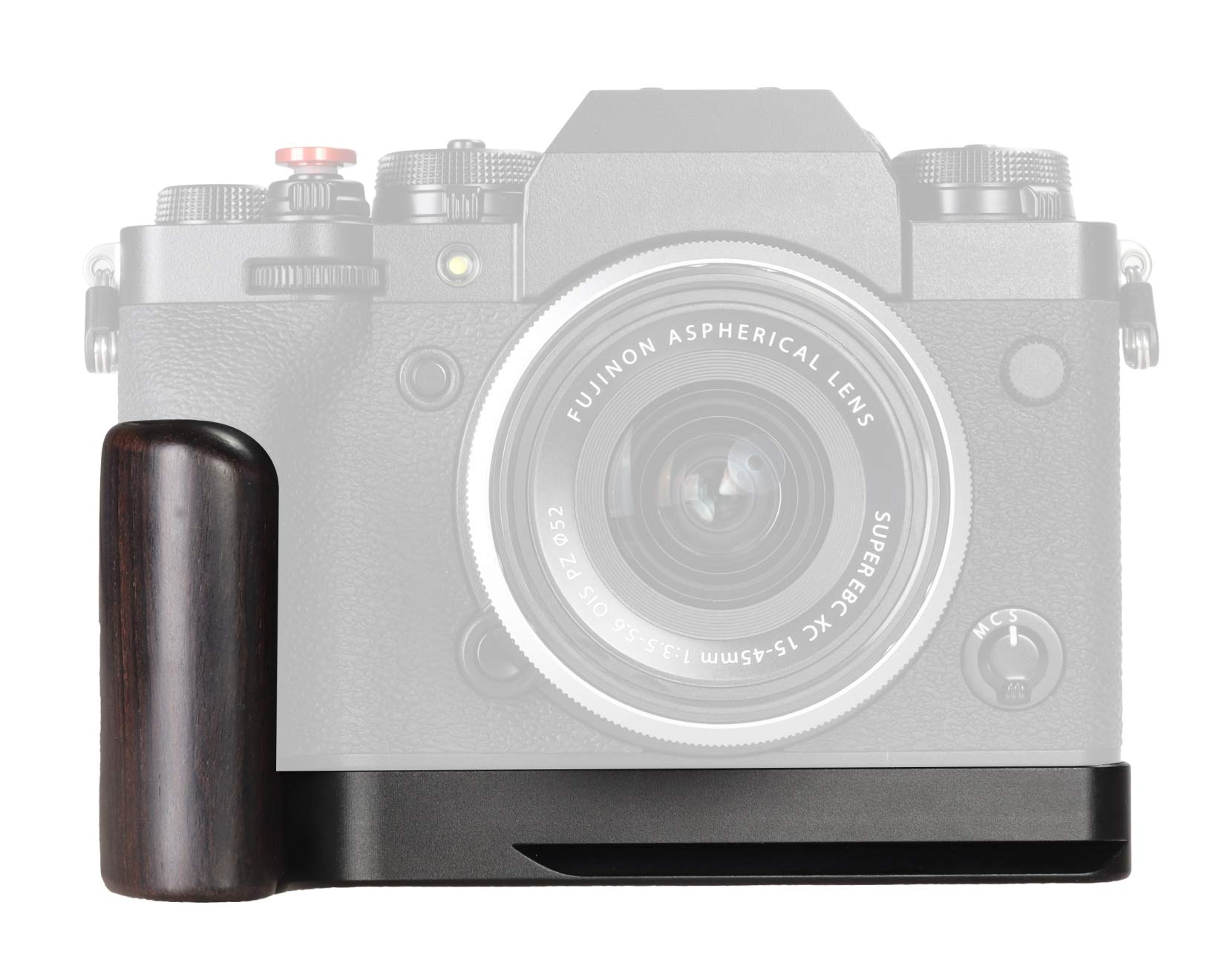 

WEPOTO Рукоятка металлическая, черное дерево для Fujifilm X-T4 GP-XT4