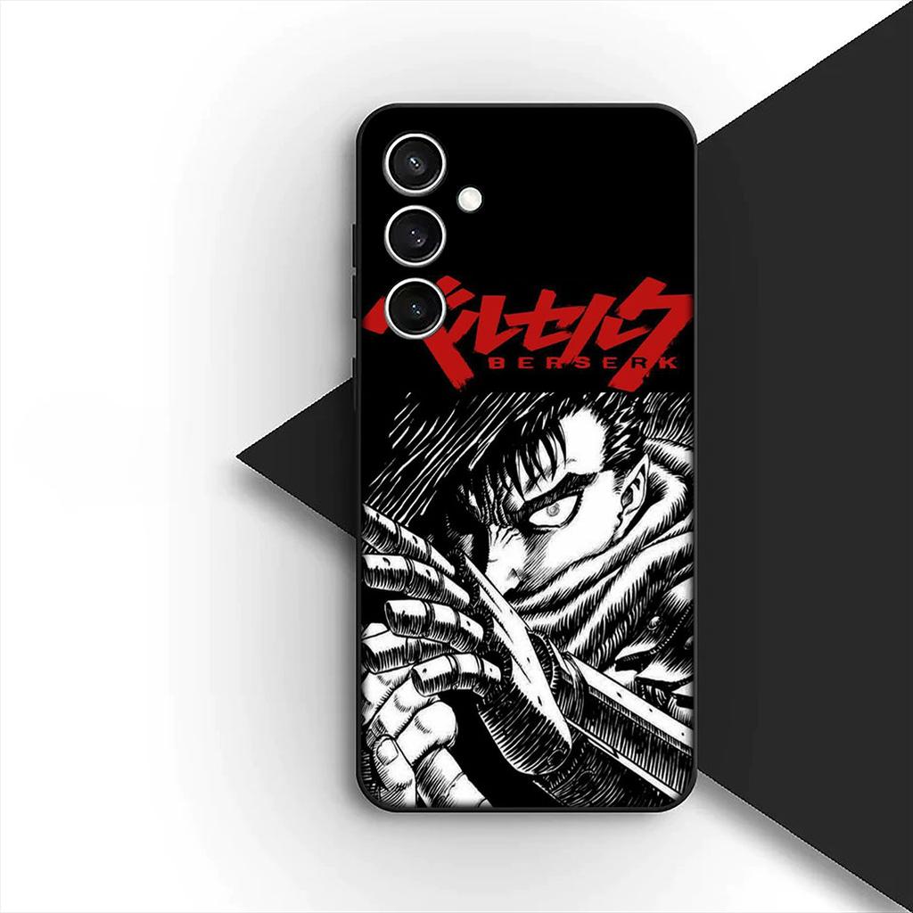 Berserk Cartoon Guts Phone Cover for Samsung Galaxy A07 A06 A05 A17 A16 A15 A25 A26 A27 A35 A36 A53 A54 A55 A57 Protective Case