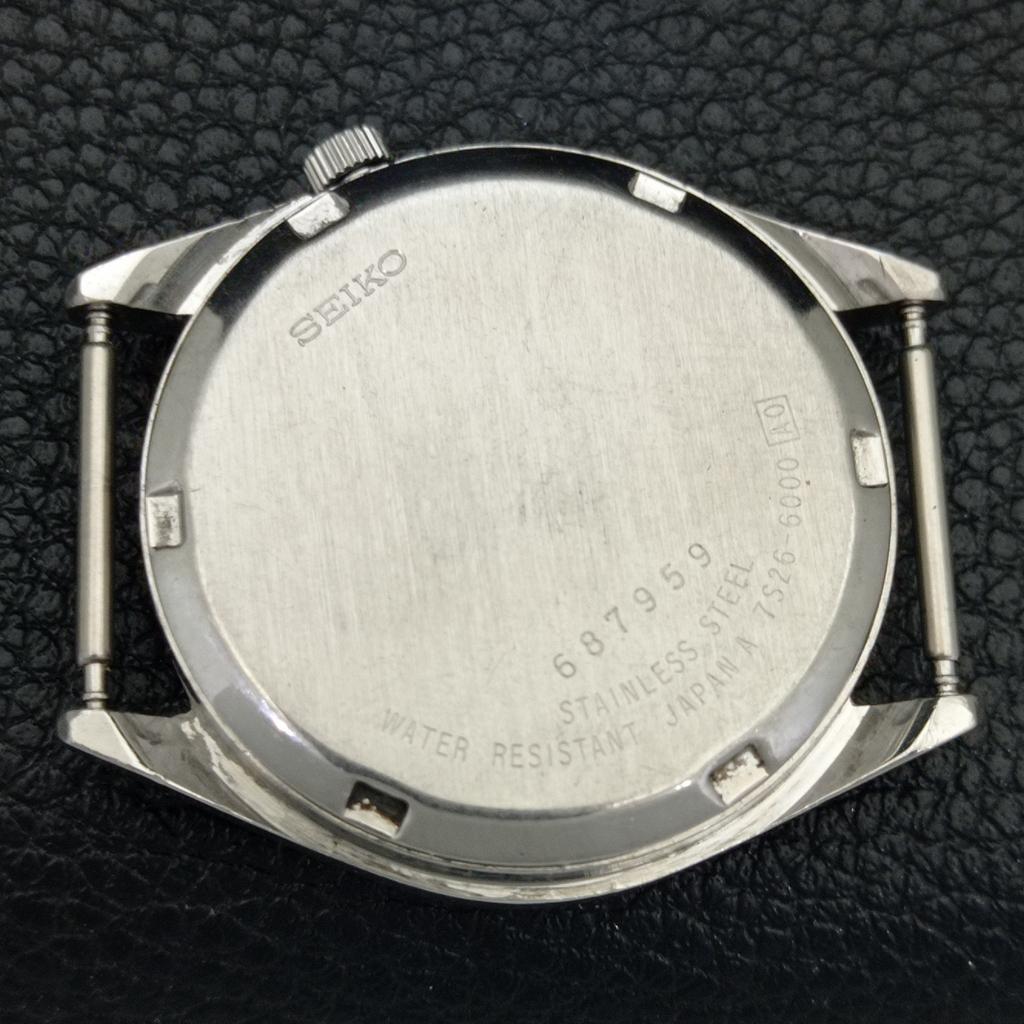 VINTAGE SEIKO 5 AUTOMATIC 7S26A JAPAN MENS GOLDEN COLOR DIAL WATCH A702625-1