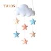 Cute Nordic Cloud Stars Hearts Baby Cloth Wall Hanging Decor Gift Photo Props Decoration