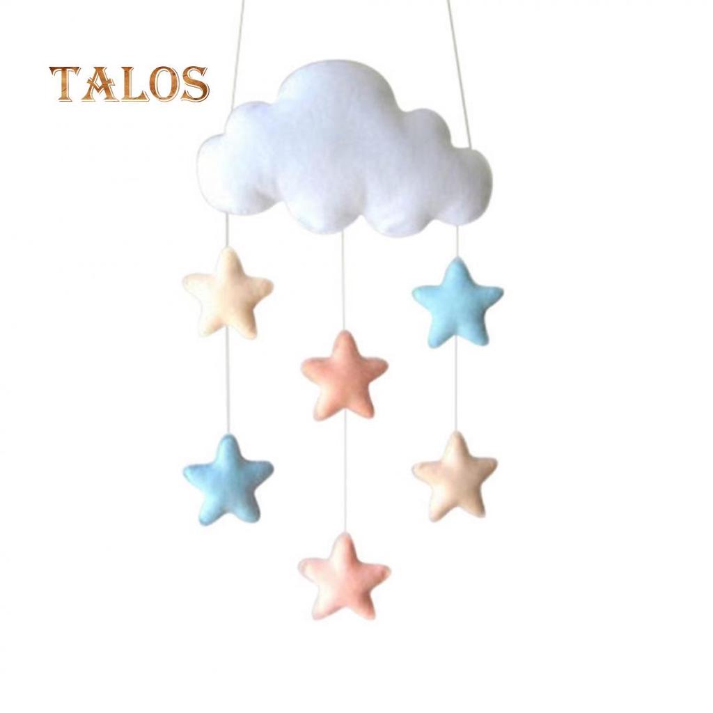 Cute Nordic Cloud Stars Hearts Baby Cloth Wall Hanging Decor Gift Photo Props Decoration