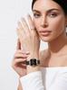 Gedi Elegant Mesh Strap Women's Quartz Watch with Faceted Diamond Markers, Waterproof and Versatile for Everyday Wear.