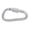 Aluminum Alloy Safety Buckle Keychain With Lock D-shape Carabiner Camping Hiking Hook