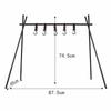 Aluminum Alloy Triangle Storage Tripod Multifunction Cookware Hanger Folding Hanging Rack  Picnic