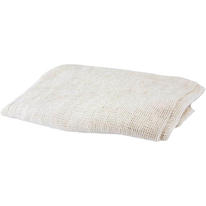 Toile de jersey - Creotime - 80x50 cm - Coton 100% extensible - Couleur naturel