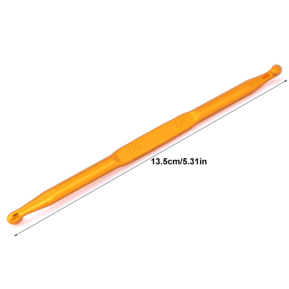 8pcs Double Ended Design Crochet Knitting Needle Set Tunisian Crochet Hooks For Knitting Craft