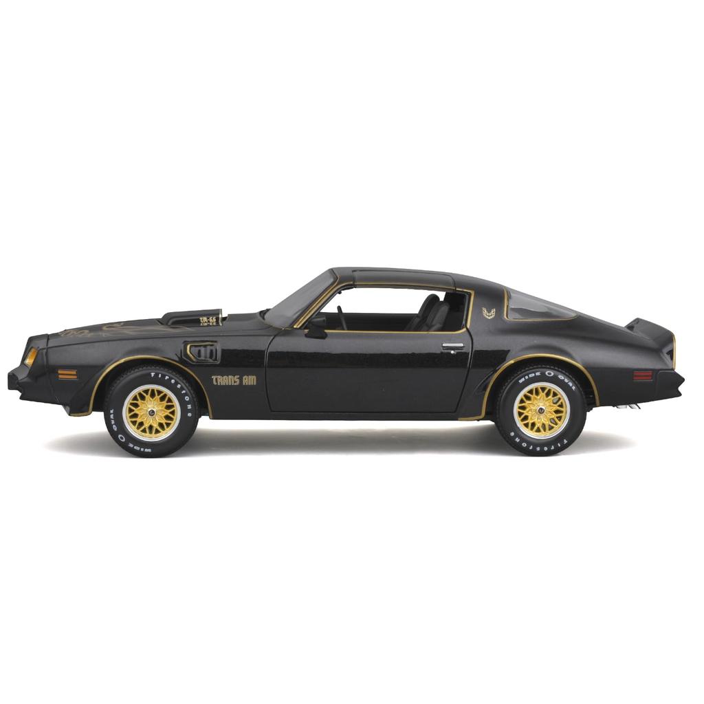 Maisto 1/18 Scale Pontiac Firebird Trans Am Black Diecast Model Car (Finished Model) 31464 BK