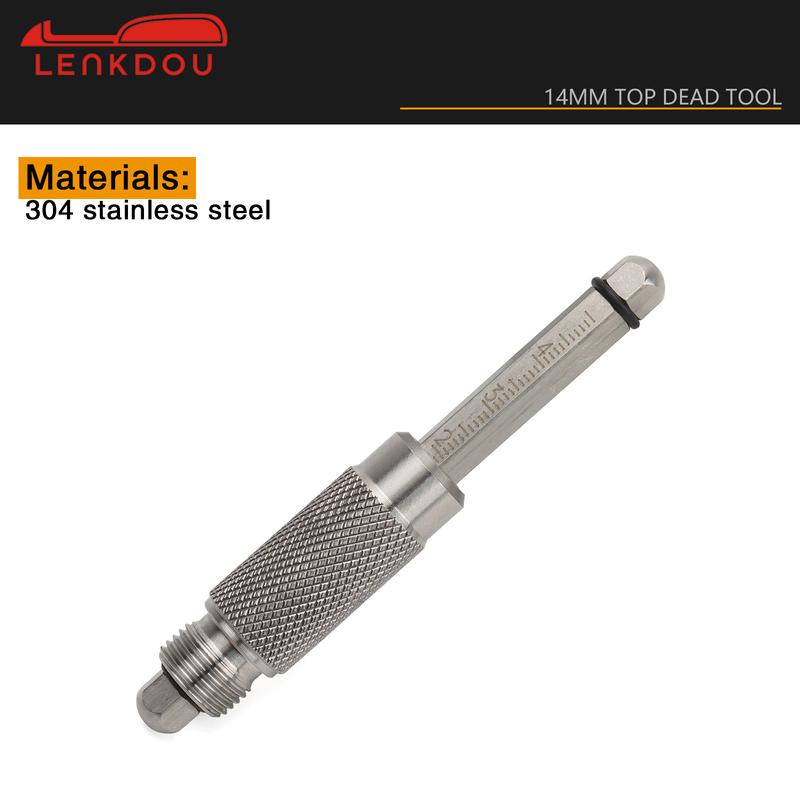 304 stainless steel Top Dead Center TDC Tool 14 MM Timing Gauge Fit for 14MM spark plug holes