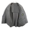 LANVIN wool tailored jacket R48-45 Gray Men's Used
