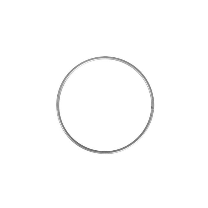 Anneau en métal - Argenté - 10 cm - Rond - Intérieur - Mixte