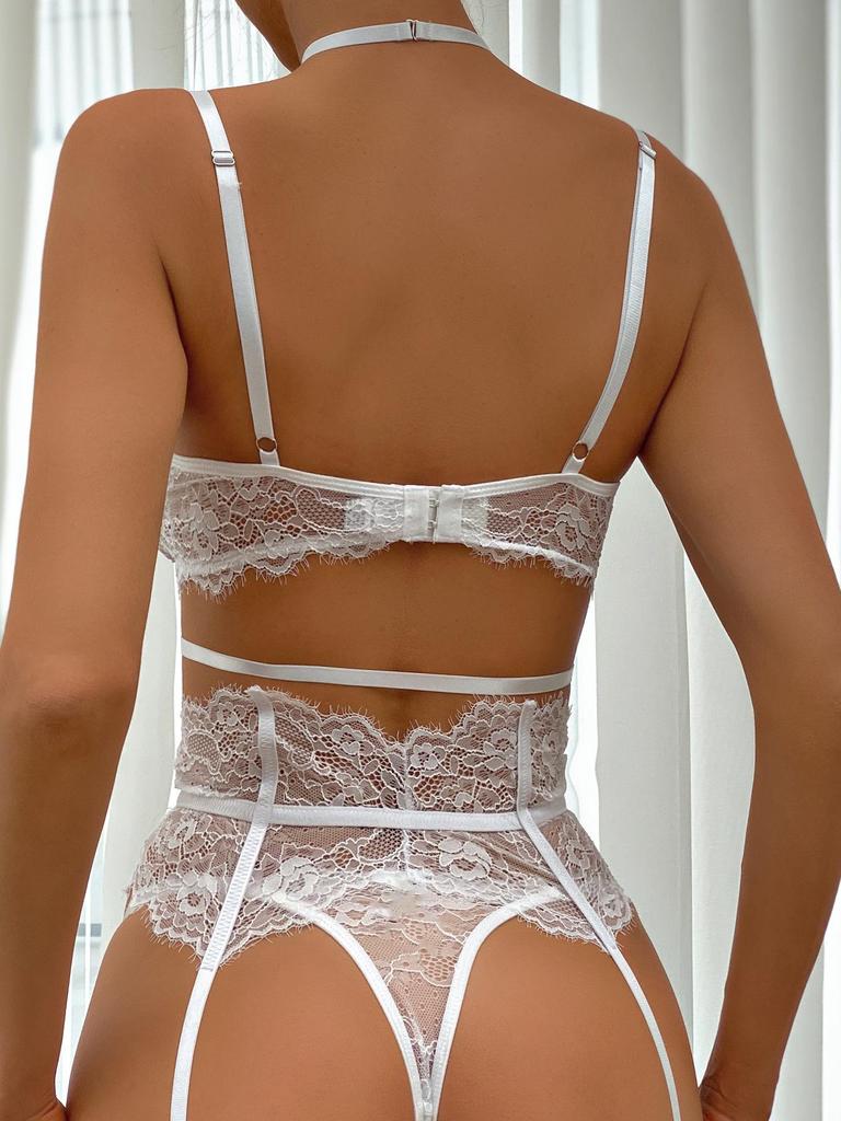 European & American Hot-Selling Sexy Women's Lace Split Lingerie