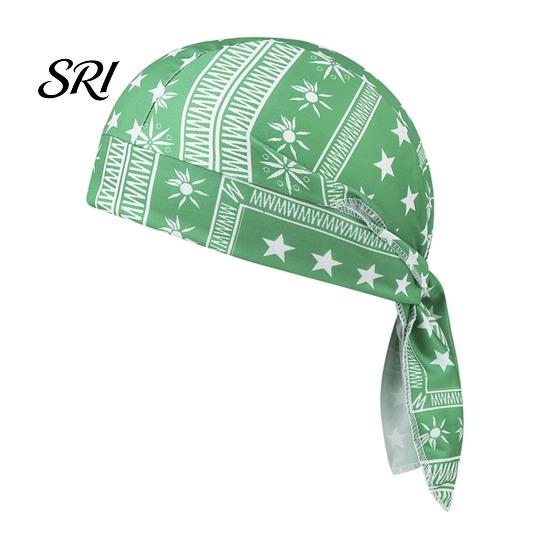 Elastic Strap Bandana Paisley Cooling Headscarf Cap Set, Sweat Wicking Adjustable Moisture-wicking Straps Fit Breathable Hand Washable Headwrap