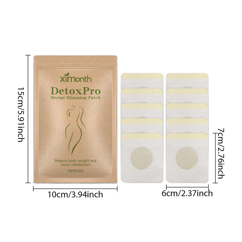 Herbal Slimming Patch with Mugwort Extract for Tummy and Thigh Effective Body Firming Sticker Wear Anytime Anywhere