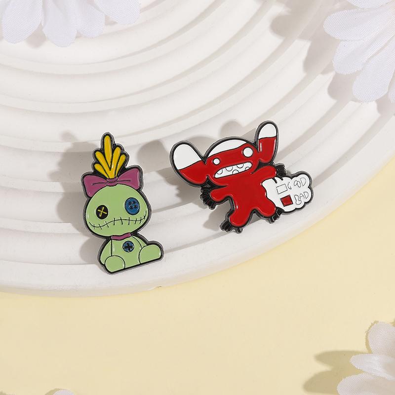 Sci-fi Comedy Movies Characters Enamel Pin Cartoon Anime Metal Brooches Lapel Backpack Badge Jewelry Gifts For Kids Friends