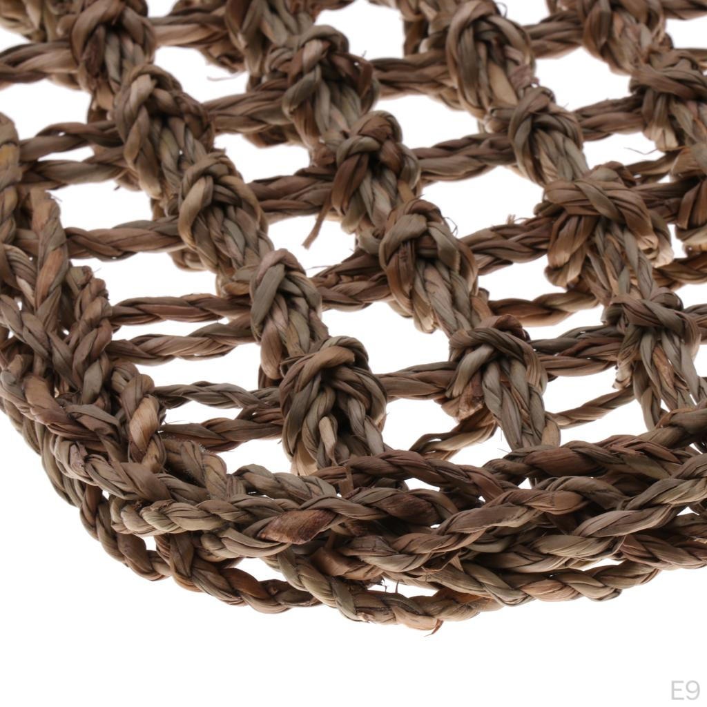 Hammock, Reptile Lounger Natural Seaweed Fibers for , Bearded Geckos, Anoles, Iguanas, Geckos and