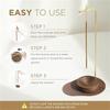 Incense Holder, Multi-Purpose Design Wooden Incense Burner ash Catchefor Home Decor Yoga Spa