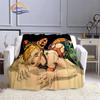 Caricature JoJo’s Bizarre Adventure Stone Ocean Blanket Soft Fleece Throw  Lightweight All Seasons Warm for Couch Quilt