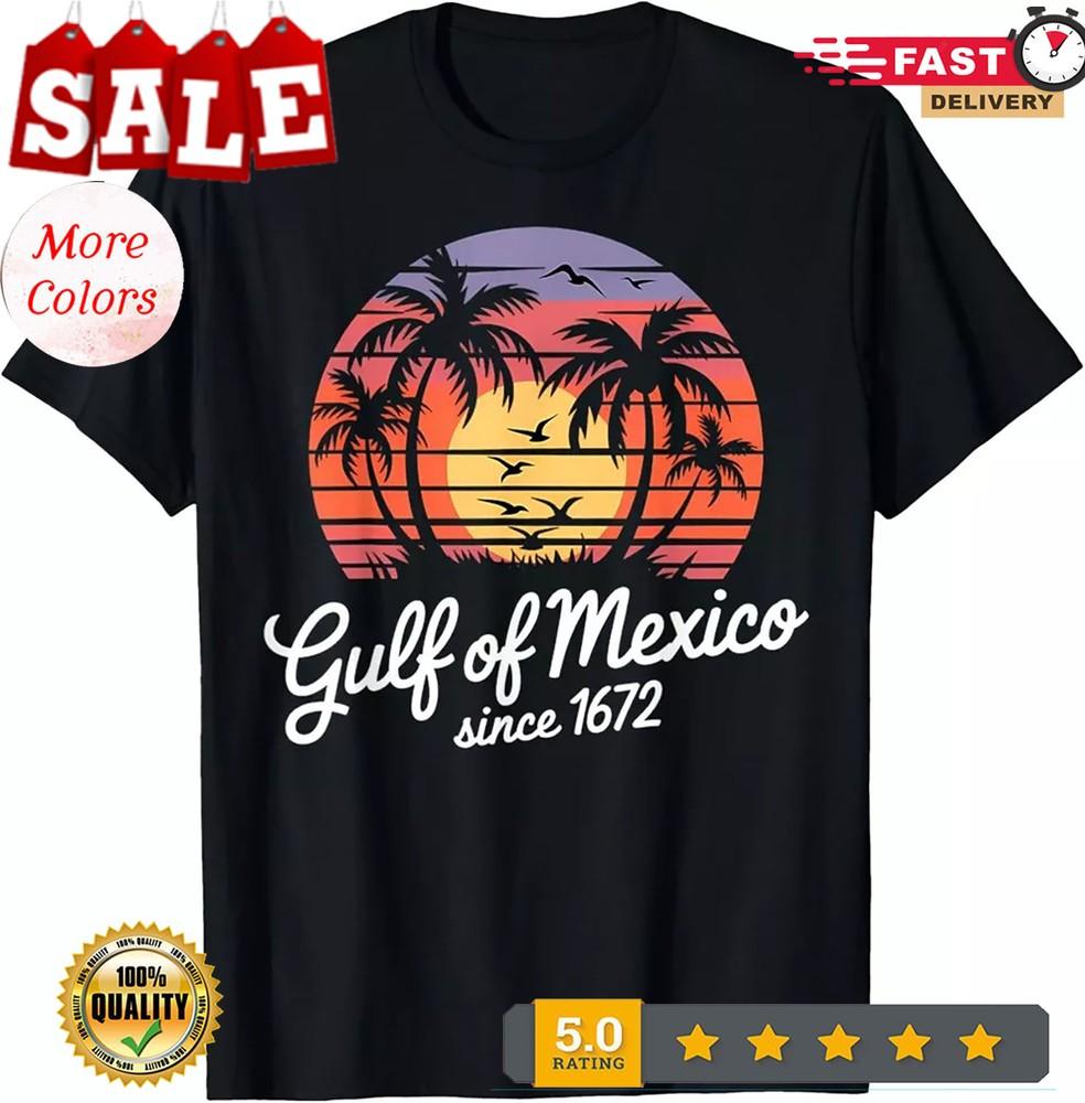 2025/Gulf of Mexico Est 1672 Retro Vintage Beach Unisex T-Shirt Unisex T-Shirt S