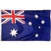 Bandera de Fútbol Australiano Copa del Mundo Fans Deportivos Australia 5 pies x 3 pies Q55