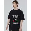 Crewneck T Shirt Black Fishing Man with Phone Icons and Text Sorry Cant Talk Im On My Other Line Casual Wear for Outdoor Activities and Everyday Use