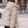 Fashion Winter Jackets Woman Short Parkas Hooded Loose Thick Warm Women's Coats