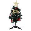 19.6inch Tabletop Mini Christmas Tree Set with Multi Color LED Lights and Hanging Ornaments for DIY Christmas Decoration