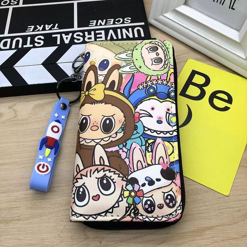 

Suitable for Surrounding Students, Long Wallets, Cartoon Hand Ropes, Men s and Women s Two-dimensional Wallets, Change.