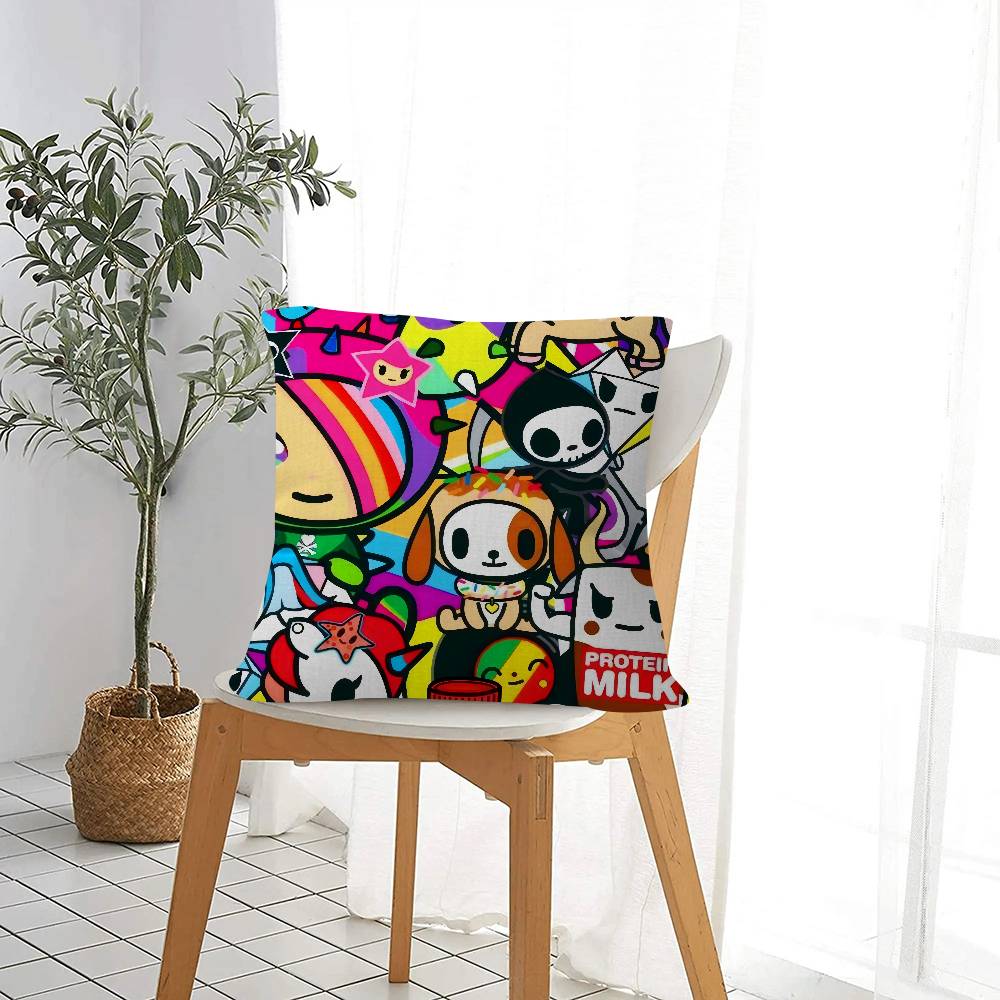 Anime T-Tokidoki-S Pillow Cushion Cover Pillowcase Living Room Sofa Home Decor