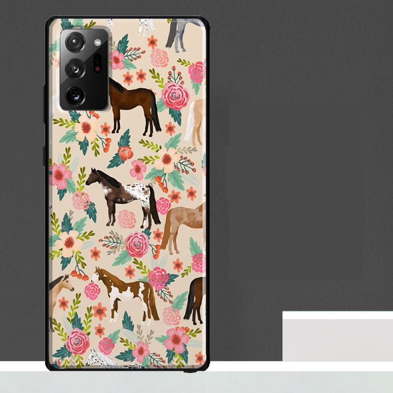 

Horses Pattern Collage Case For Samsung Galaxy S25 Ultra S23 S22 S21 S24 Ultra S9 S10 S20 Plus S25 FE Phone Cover Galaxy S25 Plus