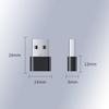 Konektor adaptéra typu C OTG Rýchlonabíjací prevodník USB na typ C pre prenosný počítač