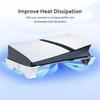 Disc Edition Compatible Horizontal Stand Console Accessories for PS5 Pro Slim Gaming Accessories