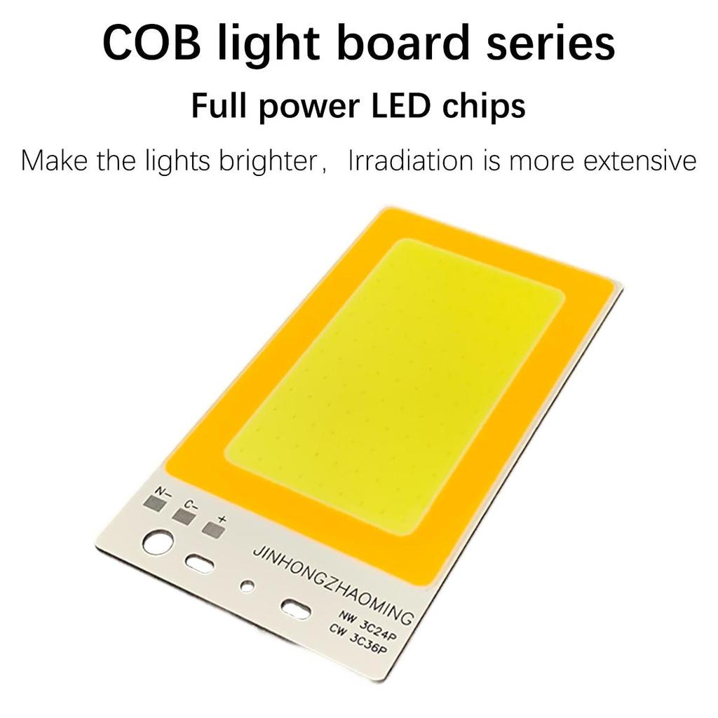 120x65mm 2in1 Dc12v Cob Led Chip Lamp 80w Two Color Light Source Dual Flip High Power Bicolor Module Board Warm White Bulb Panel