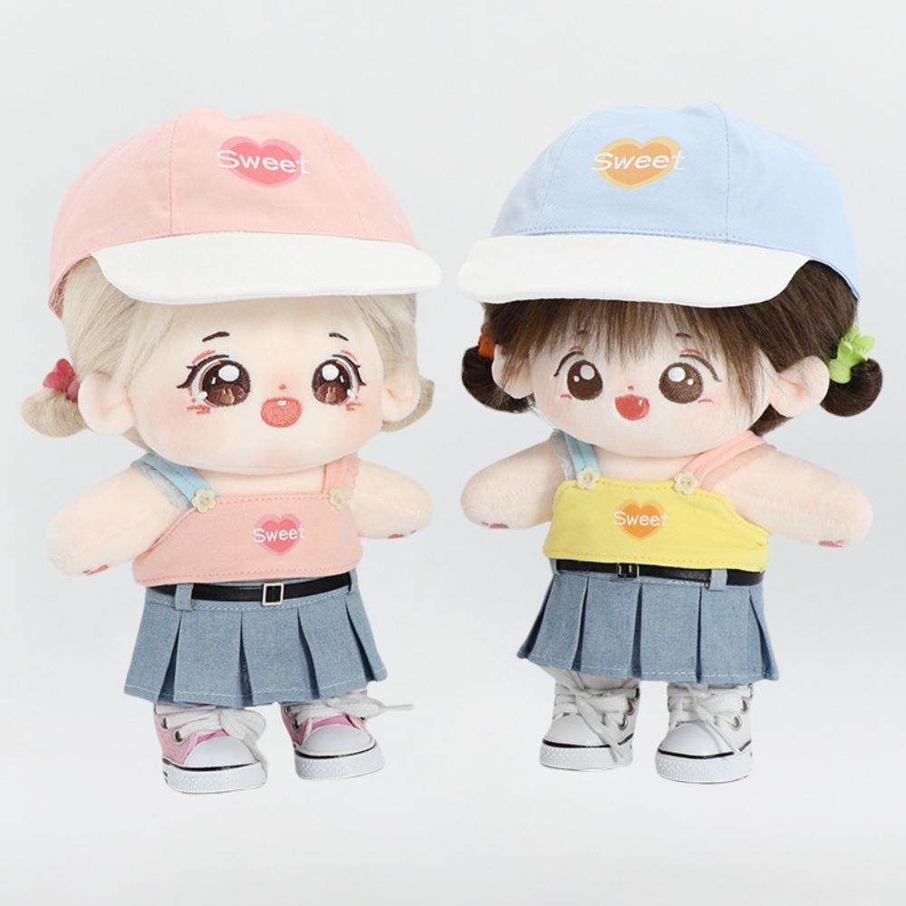 Colorful Hat 20cm Cotton Doll's Clothes Cotton Doll Lolita Outfit Dress  Cotton Doll Accessories