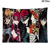Persona 5 Wall Tapestry Aesthetic Wall Hanging Printed Fabric Blanket Decorative Tapestries for Bedroom Living Room Home Decor