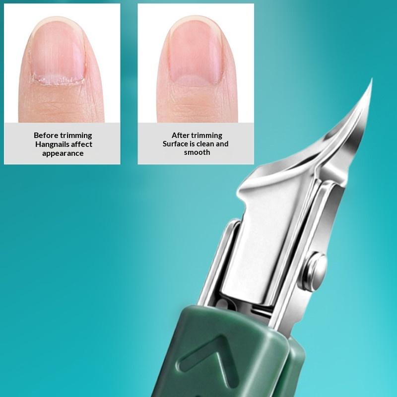 Nail Clippers High Precision Ultra Sharp Pointed Nose High-End Angled Mouth Fine Cutters for Delicate Nail Trimming