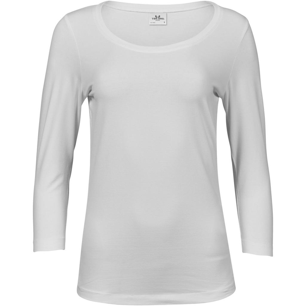 Tee Jays Womens/Ladies Stretch 3/4 Sleeve T-Shirt