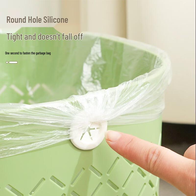 JINGRUIXIANG Simple Hollow Plastic Trash Can