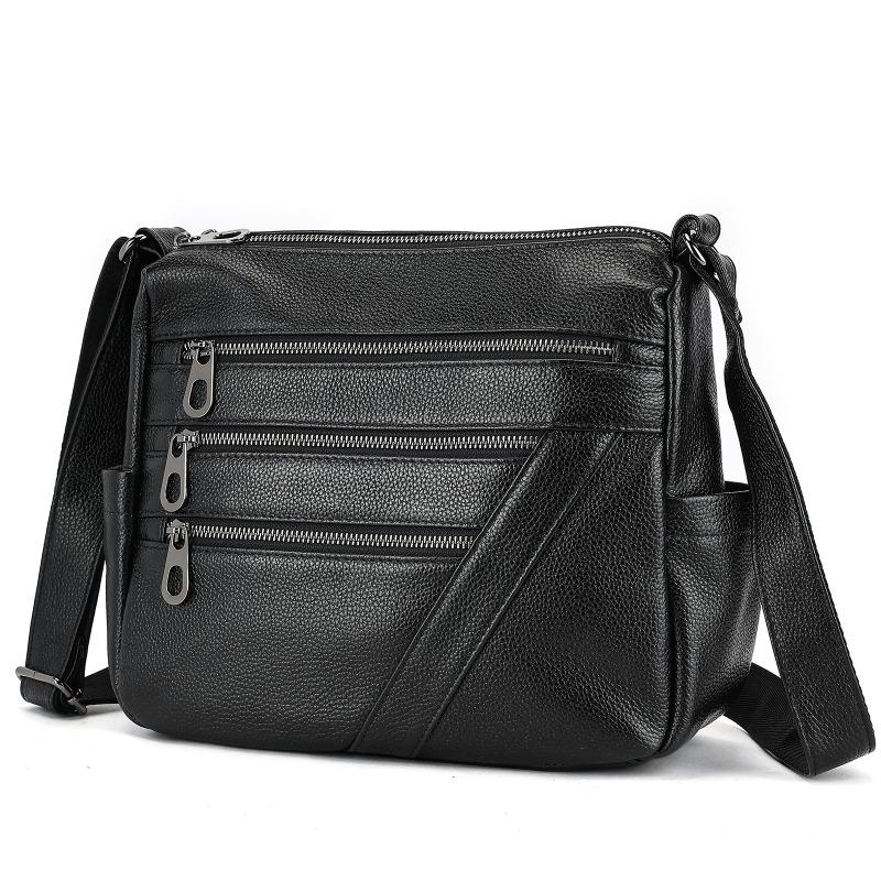 Genuine Leather Women's Crossbody Bag Top-grain Cowhide Women's Bag Single-shoulder Bag Commuting Crossbody Bag