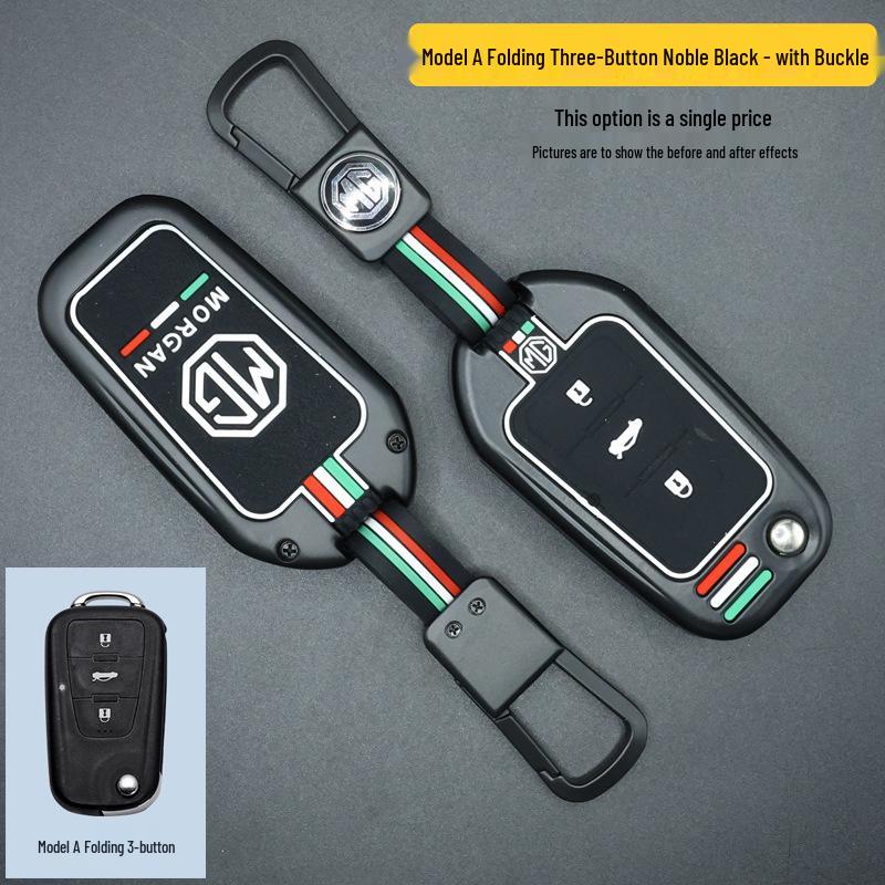 Roewe 360 Plus Key Case, Full Wrap Key Bag, W5 Remote Control Protective Shell for Men and Women