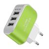 USB Charger Block Multiple Ports 3 Ports Compact USB Charging Block Glowing Intelligent USB Plug For Smartphone Home