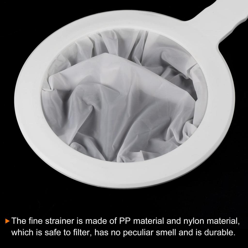 PATIKIL 235 x 145 mm Food Filter 400 Kitchen Mesh Filter Fine Mesh Sieve with for and Soy White Strainer, Mesh, Strainer, Handle, Juice, Coffee, Milk,