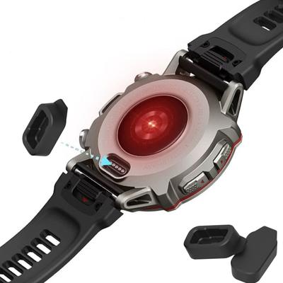 Compatible for Amazfit Falcon Smartwatch Dustproof Silicone Cover Charging Port Protective Case-Replacement Accessories