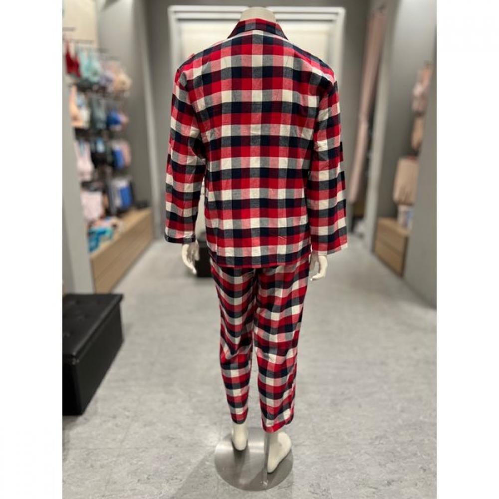 Triumph 100  Cotton London Check Pajama Set Red  Tdmpj812tdwpj812rd 