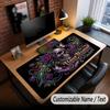 Tema Gótico Caveira Mouse Pad Personalizado Com Nome Texto Personalizado Tapete de Mesa Para Escritório Decoração de Casa