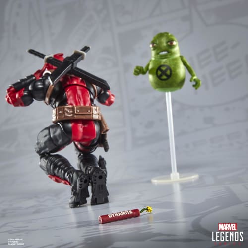 Hasbro Marvel Legends Maximum Series Deadpool, Deluxe Deadpool Comics Collectible 15cm Action Figure with 24 Accessories Including X-Force Doop (G0641